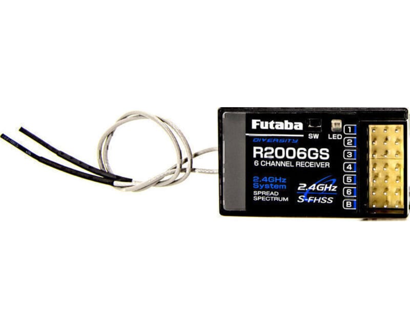 R2006gs S-Fhss 2.4 Ghz System 6-Channel Receiver