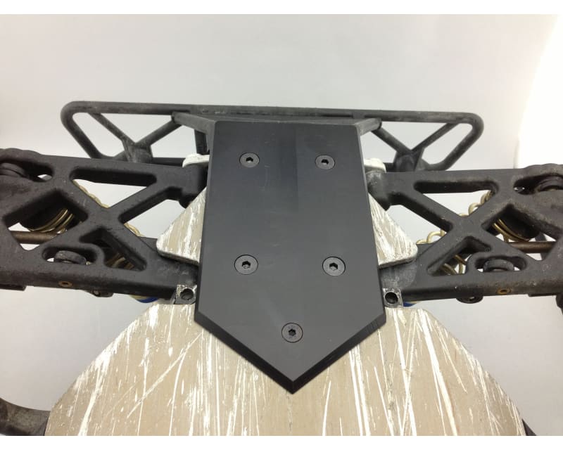 Tap to zoom Black Delrein Rear Skid Plate: Losi 5ive MINI WRC