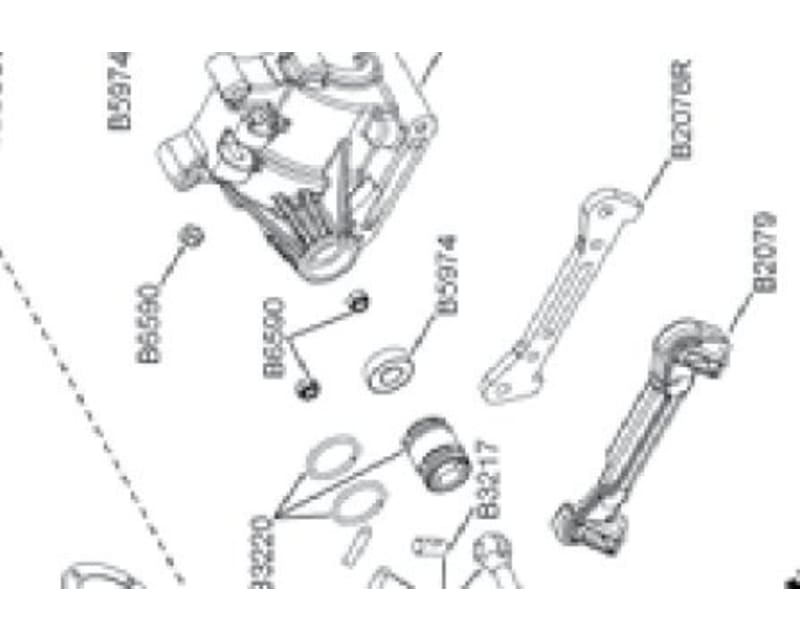 Aluminum One-Piece Hinge Pin Brace (Front Brace - Rear Susp)