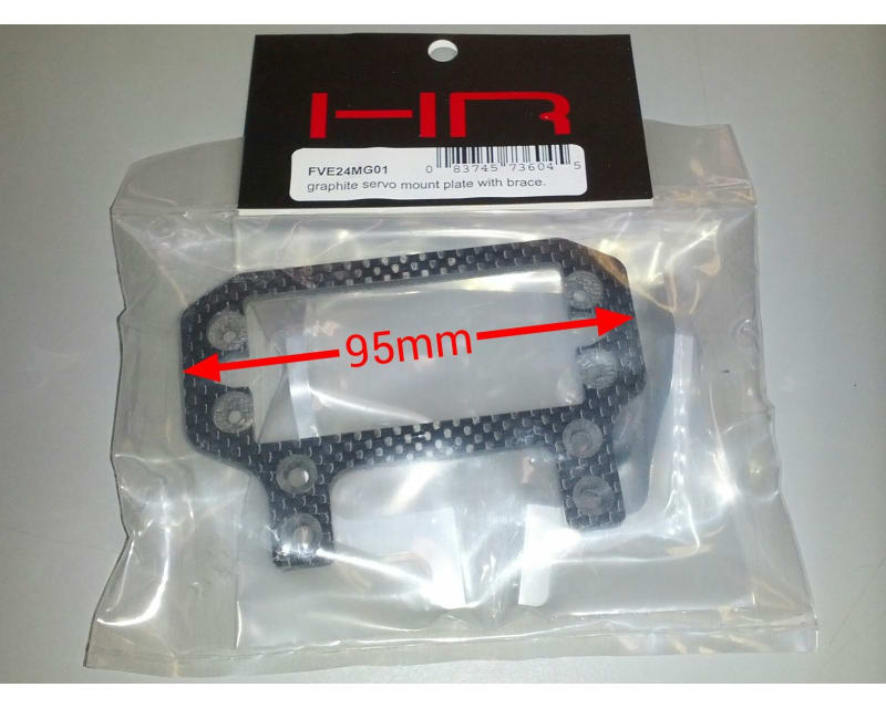 discontinued Carbon Fiber Throttle Servo Mount Plate with Brace