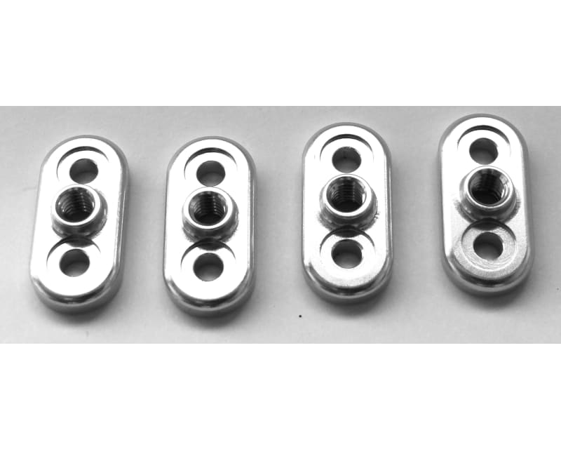 Aluminum Silver Sway Bar Mount Losi 5ive