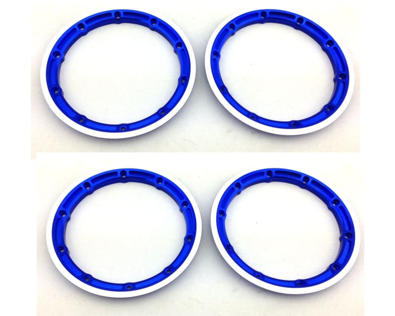 discontinued Blue Aluminum Beadlock Rings: 5ive