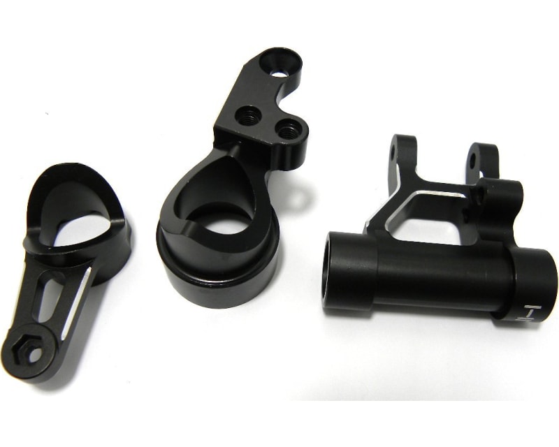 Black Aluminum Steering Servo Saver Bell Crank 5 T Wrc