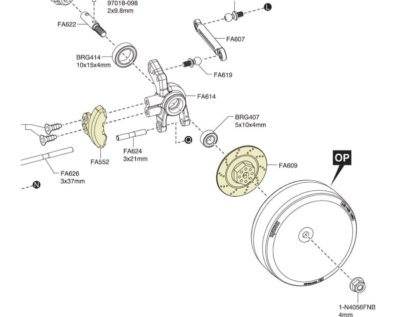 CNC T6 Brake Disc Red Caliper FZD2