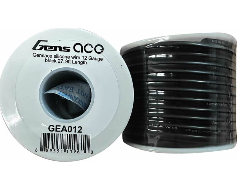 Tap to zoom Gensace silicone wire 12 Gauge black 36.09ft Length