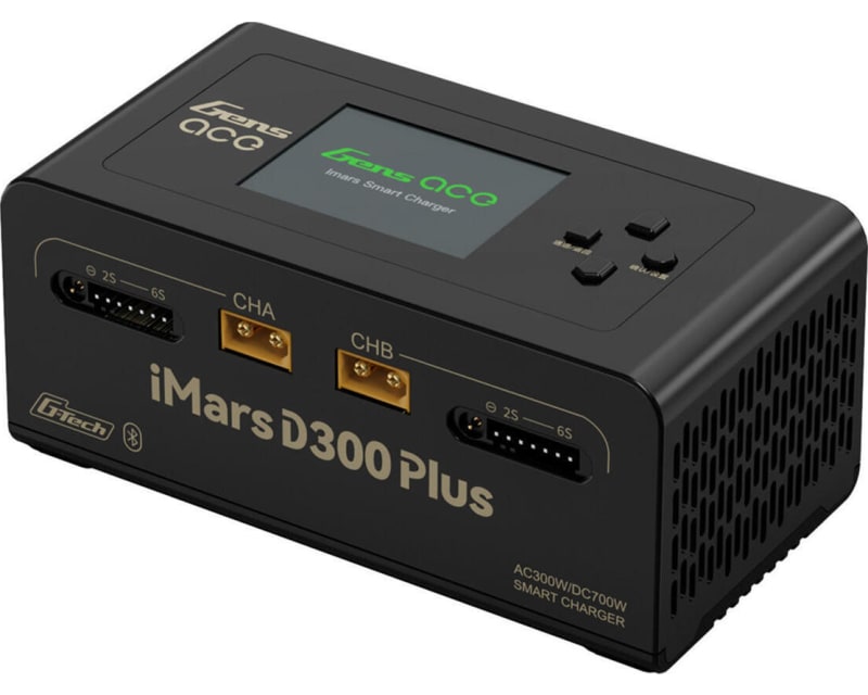 Tap to zoom Imars D300 Plus G-Tech Smart Dual Ac/DC Charger (Black) (6s/16a)