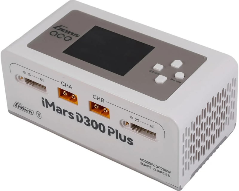 Tap to zoom Imars D300 Plus G-Tech Smart Dual Ac/DC Charger (White) (6s/16a)