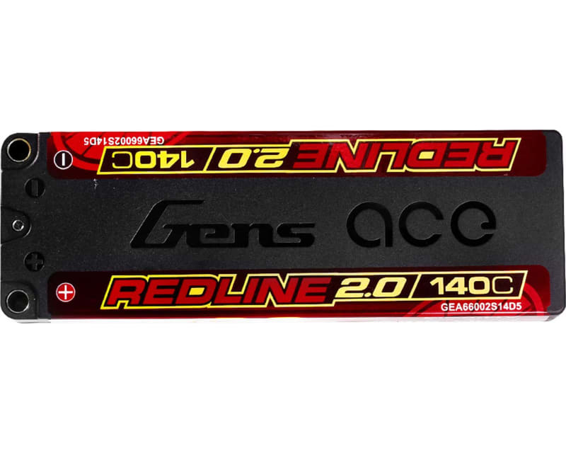Gens ace Redline 2.0 6600mAh 2S 140C 7.6V HV hardcase Lipo Batte photo