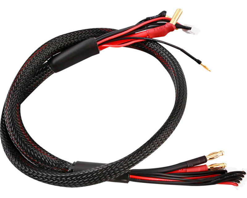 Tap to zoom 2S/4S Charge Cable: 5mm battery bullet with 4.0mm bullet Connect