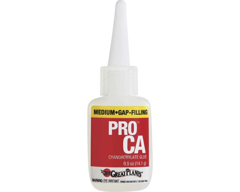 Great Planes Pro Ca+ Glue Medium 1/2 Oz