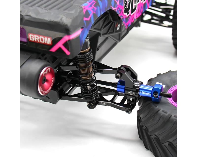 Steel Universal +10mm CVD Axles Drive Set : Grom MT