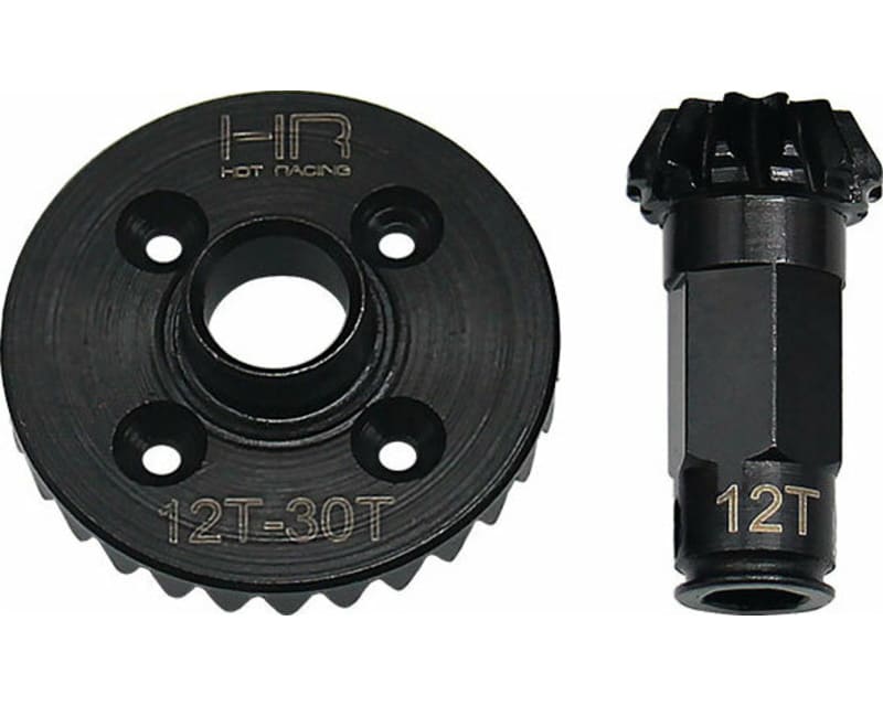 30/12T Steel Helical Diff Ring/Pinion Rear Gear Set GROM photo