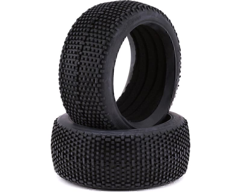 Plus 1/8 Buggy Tires W/Closed Cell Inserts (2) (Medium)