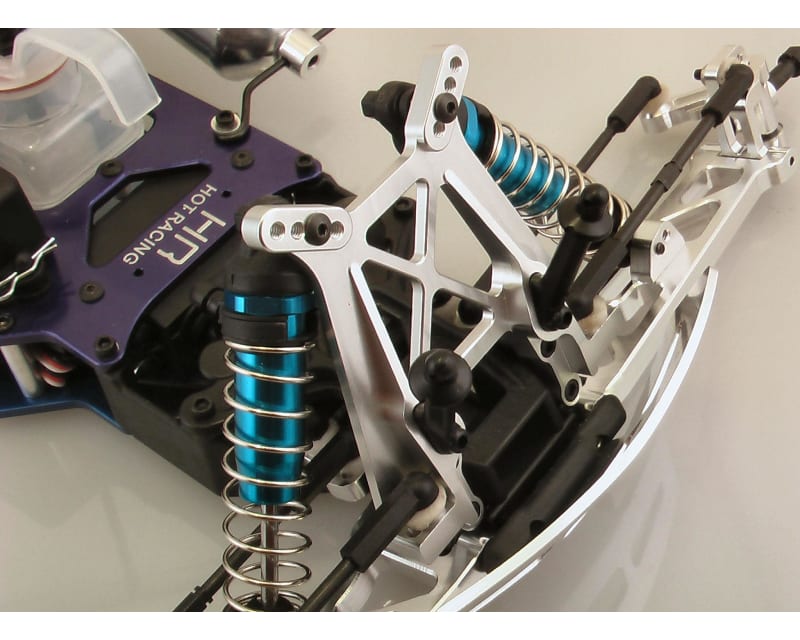 Silver Aluminum Front Shock Tower Gt2