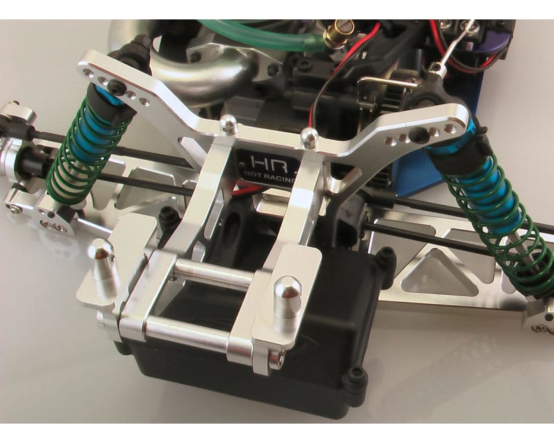 Silver Alum. Rear Shock Tower Gt2
