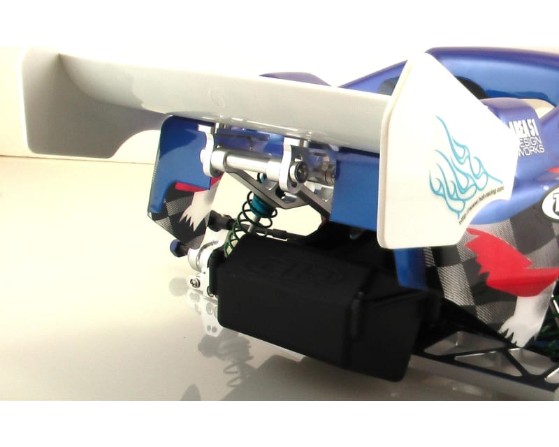 Silver Alum. Rear Shock Tower Gt2