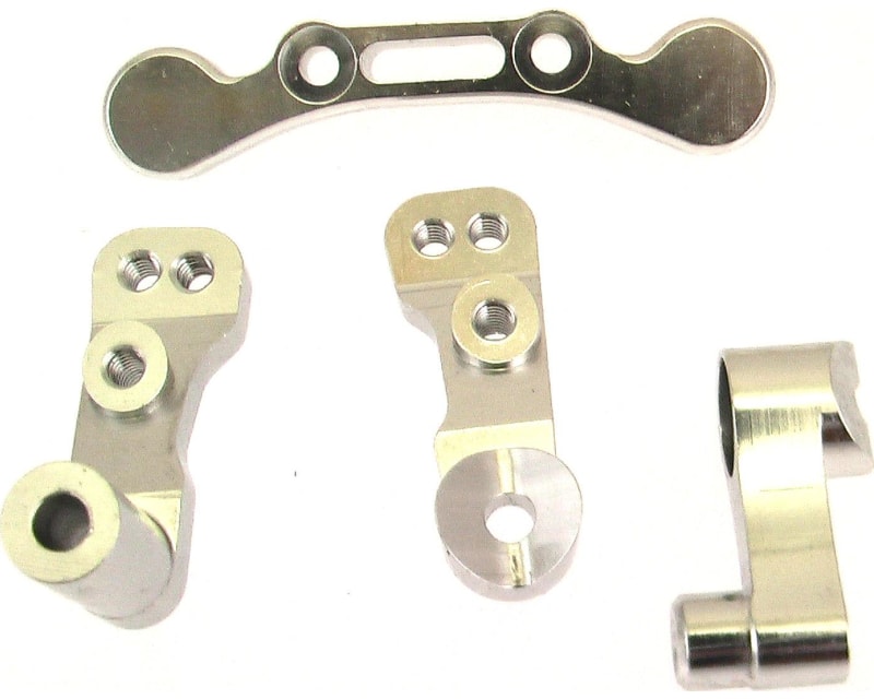 Silver Alum. Steering Servo Saver Gt photo