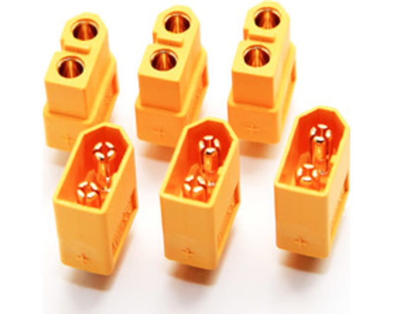 Maclan Xt60 Connectors 3 Female + 3 Male photo