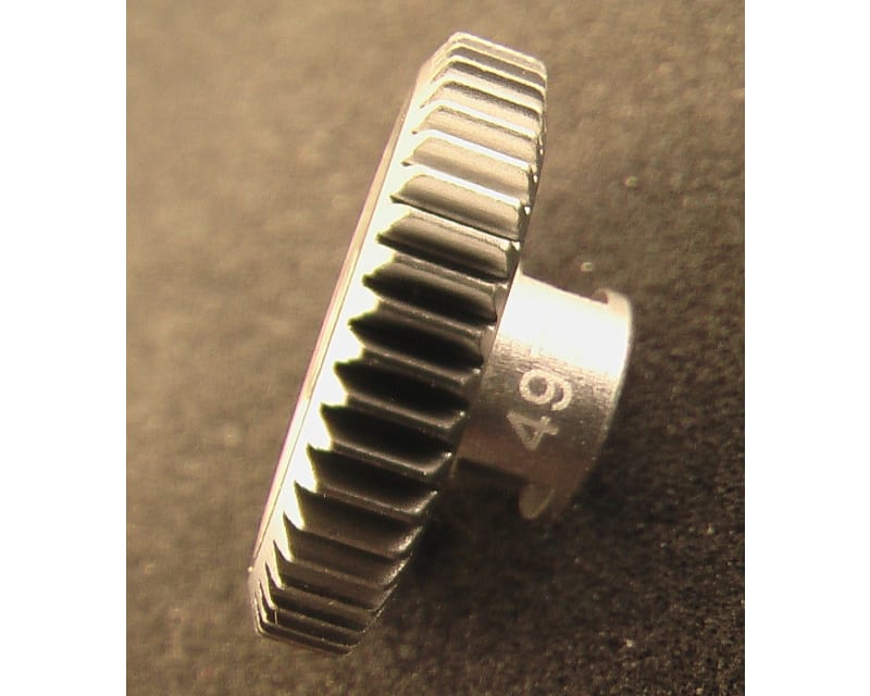 Tap to zoom 49t 64p Hard Anodized Aluminum Pinion Gear