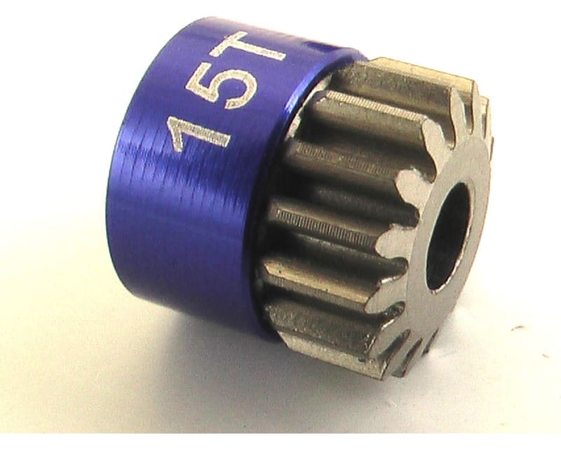 15t 48p Hard Anodized Aluminum Pinion Gear