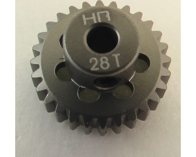 discontinued 28 Tooth 48 Pitch Hard Aluminum Pinion Gear 1/8 Inc