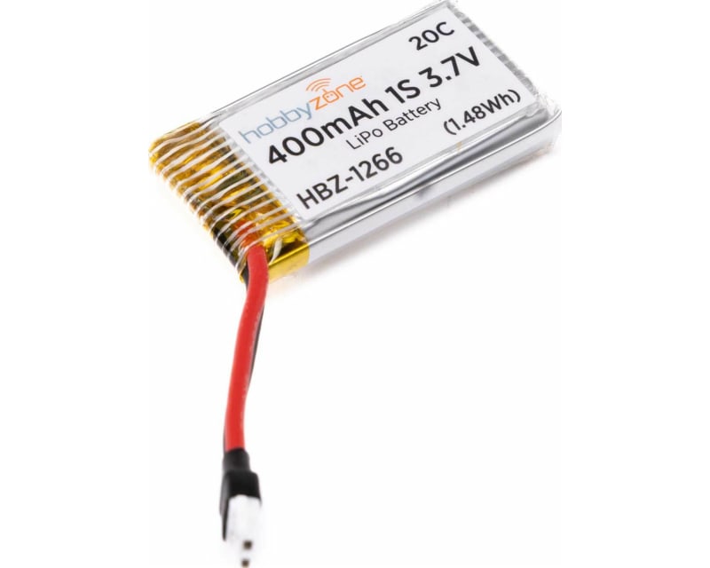 Tap to zoom 3.7V 1S 400mAh LiPo Battery: Molex 51005
