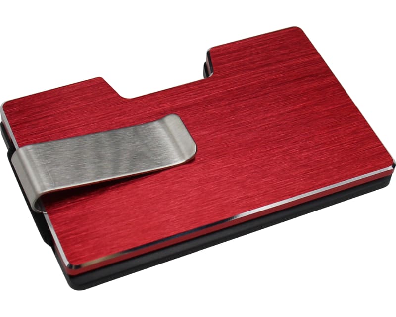 HR Aluminum Slim card holder Money clips Red Black