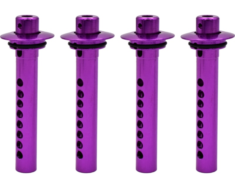 Purple Aluminum Swivel Spring Loaded Body Posts HPI Hellfire