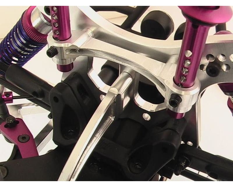 HPI Hellfire Silver Aluminum Body Post Mount