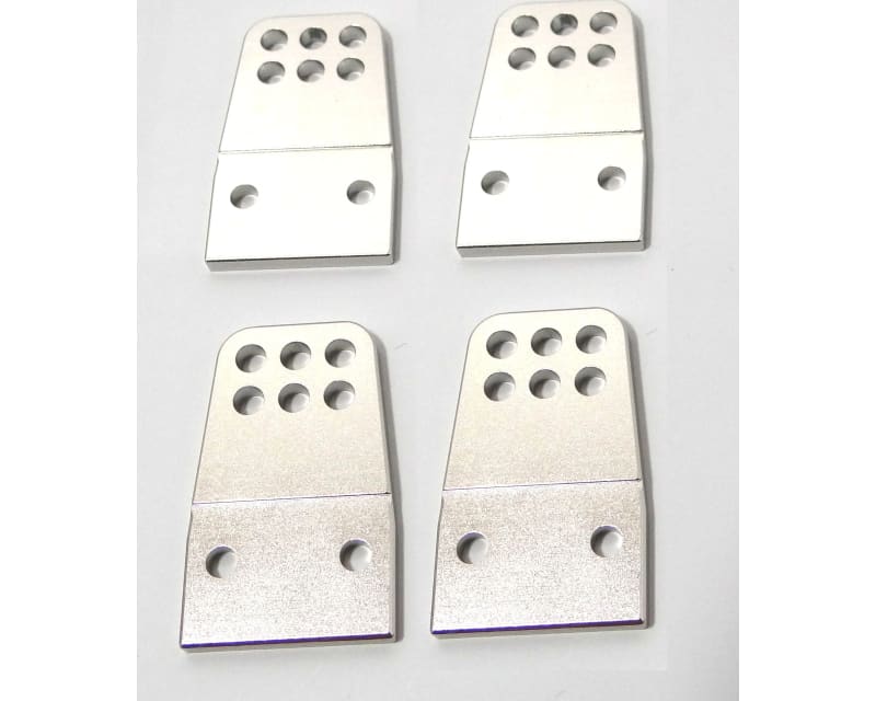 Silver Aluminum Shock Mounting Brackets (4)