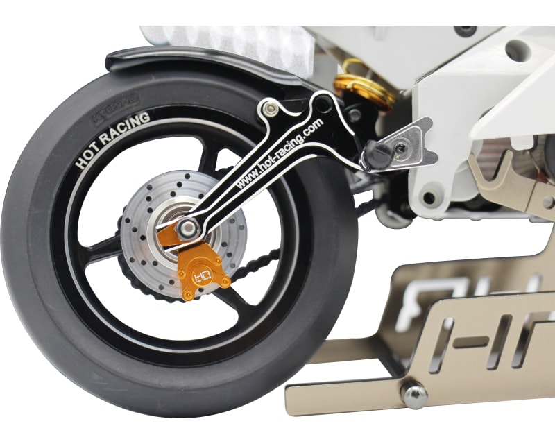 Rear Swing Arm with Gold Caliper HOR