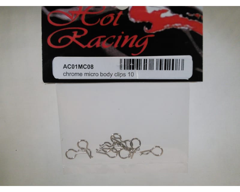 discontinued chrome Micro Body Clips (10)