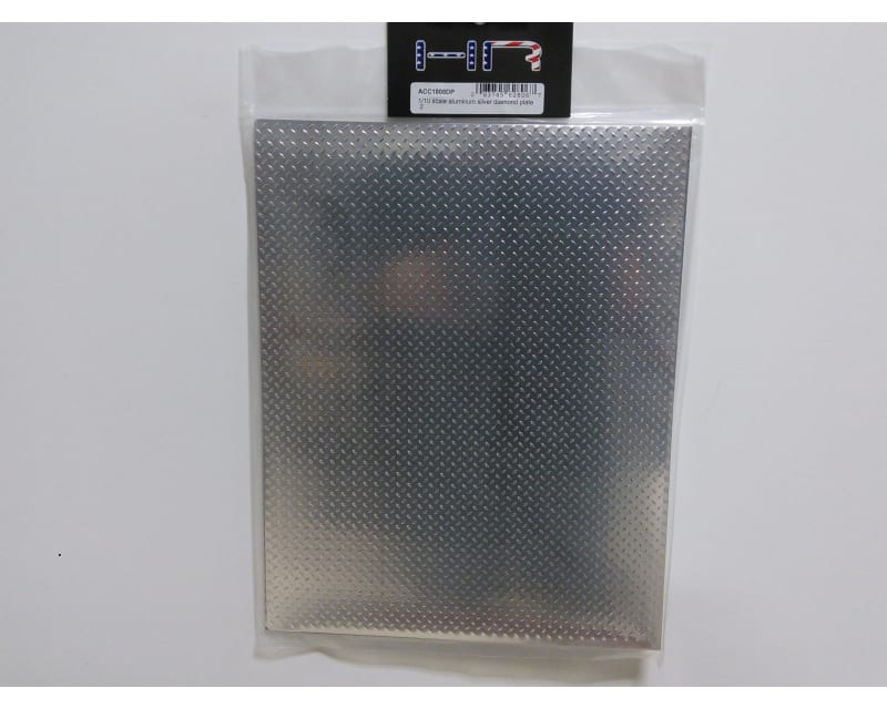 1:10 Scale 0.2mm Aluminum Silver Diamond Plate (2)