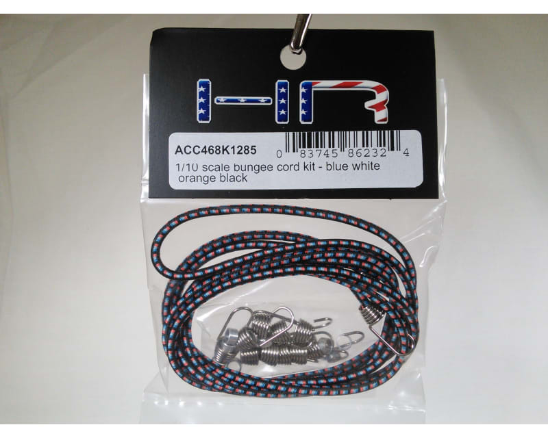 1:10 Scale elastic cord Kit - Blue White Orange Black