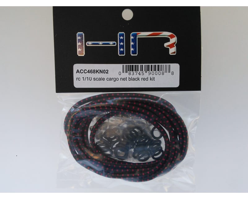 rc 1:10 scale cargo net black red Kit