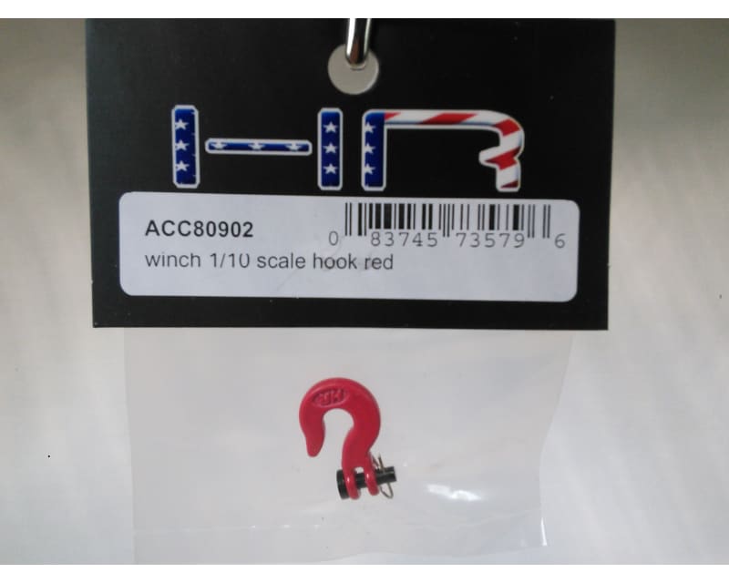 Winch 1:10 Scale Hook (Red)