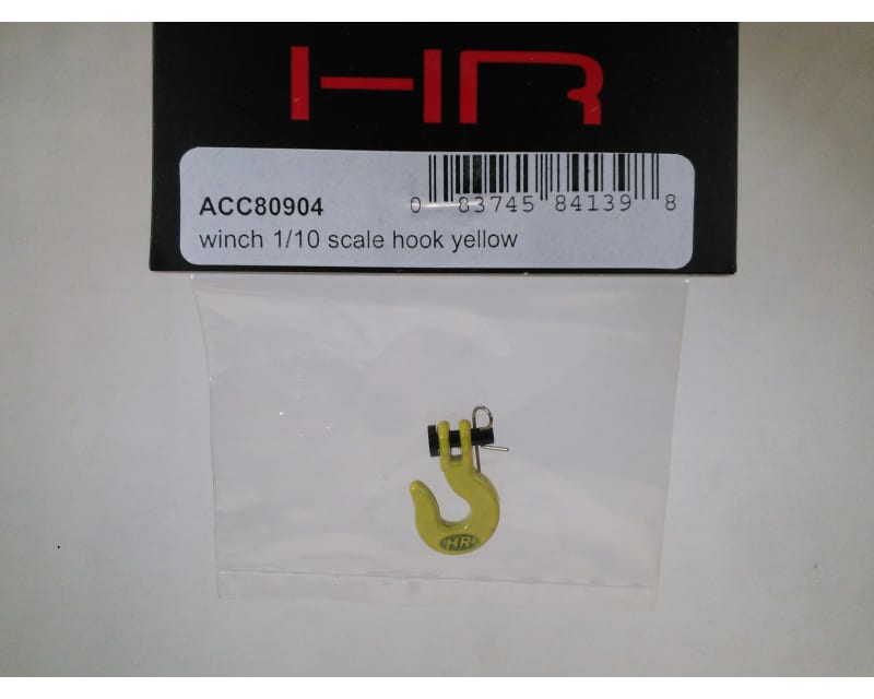 Tap to zoom Winch 1:10 Scale Hook (Yellow)