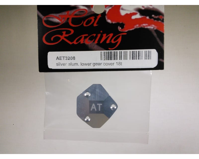 Silver Aluminum Lower Gear Cover 18t