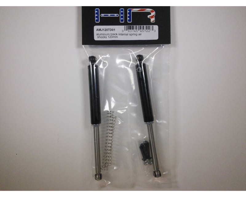 Aluminum Black Internal Spring Air Shocks 125mm