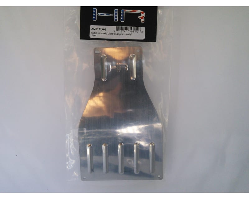 Stainless Skid Plate Bumper: - Axial SMT