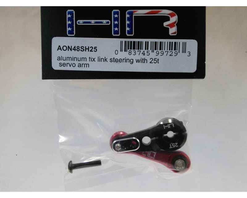 Tap to zoom Aluminum Fixed Link Steering 25t Servo Arm Arrma 1/8