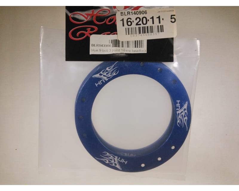 Blue 9 Bolt 14 Mm Beadlock Rings