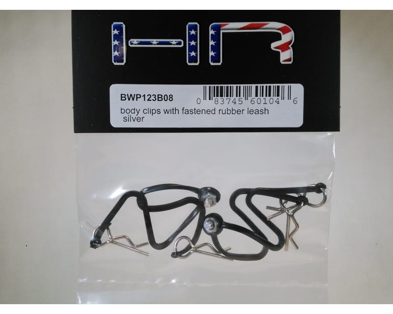 Tap to zoom Silver bent Body Clips 23mm long 1.10mm wire (4)
