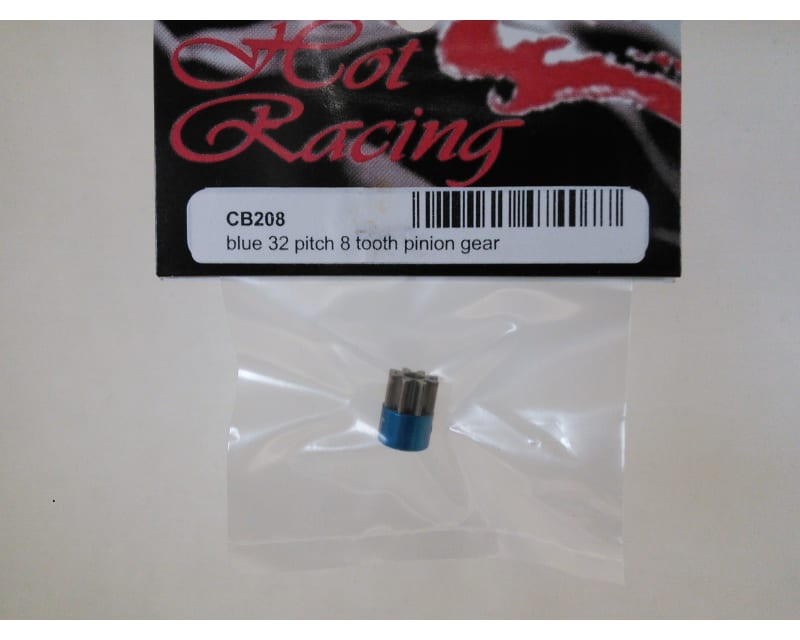 Blue 32 Pitch 8 Tooth Pinion Gear