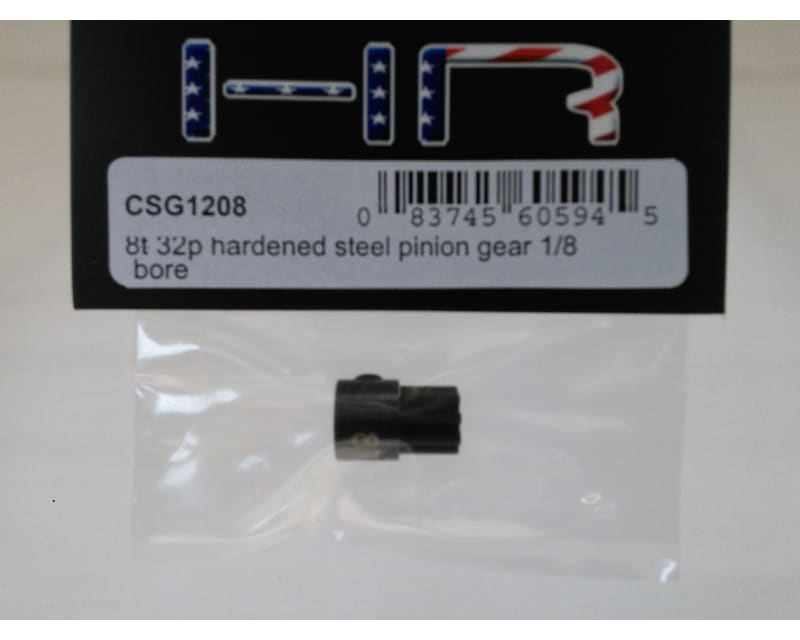 8t 32p Hardened Steel Pinion Gear 1/8 Bore