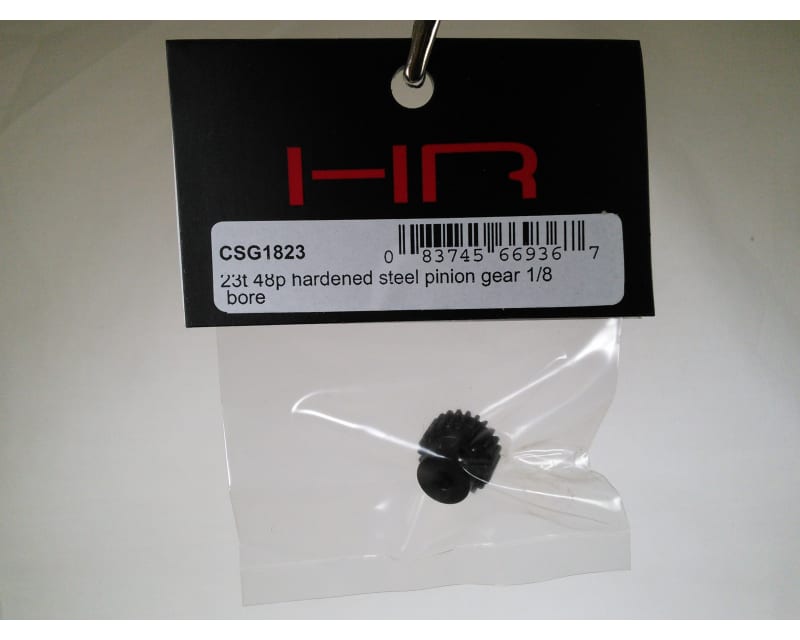23t 48p Hardened Steel Pinion Gear 1/8 Bore