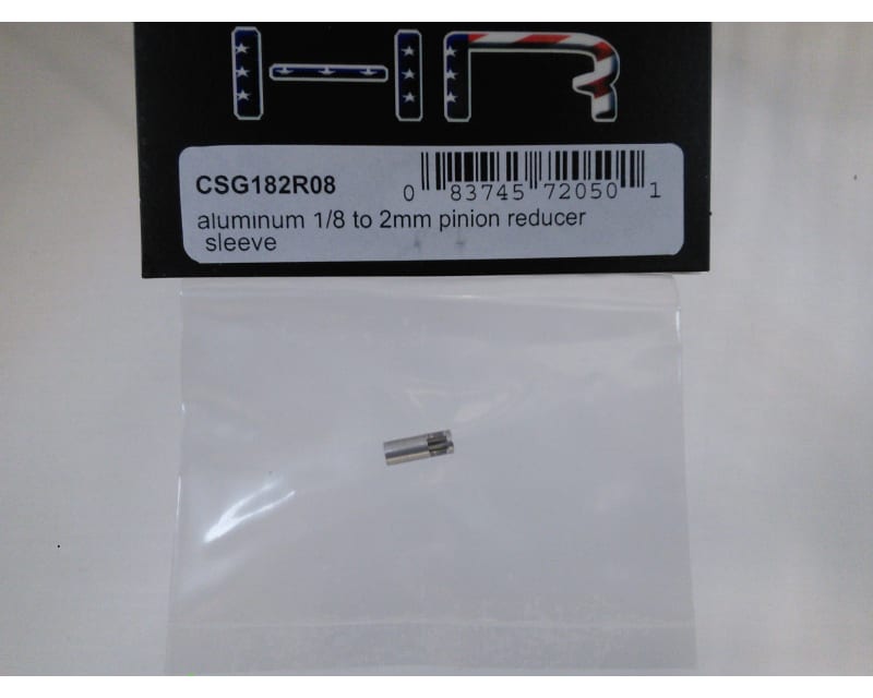 Tap to zoom Aluminum 1/8 to 2mm Pinion Reducer Sleeve