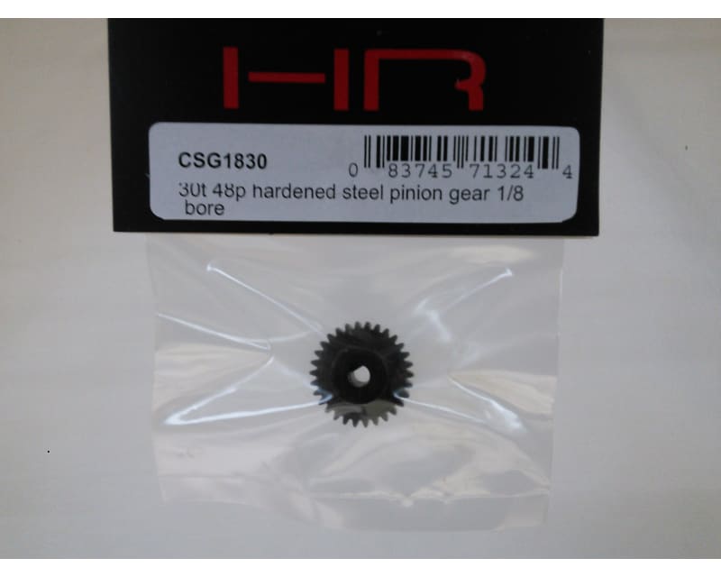 30t 48p Hardened Steel Pinion Gear 1/8 Bore