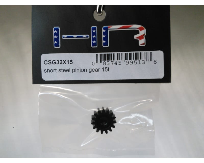 Short 32P Steel Pinion Gear 15T