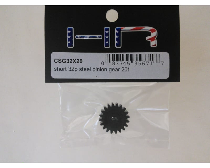 Tap to zoom Short 32P Steel Pinion Gear 20T